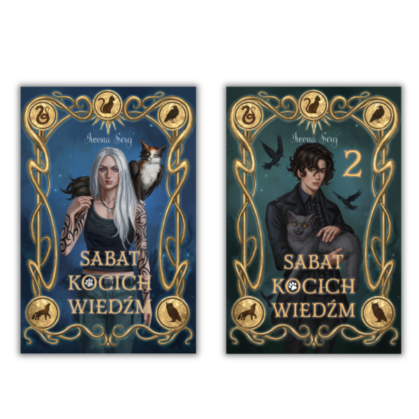SABAT KOCICH WIEDŹM - TOM 1 + TOM 2 - Iwona Serej